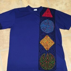 Vintage Galapago mola quilted top